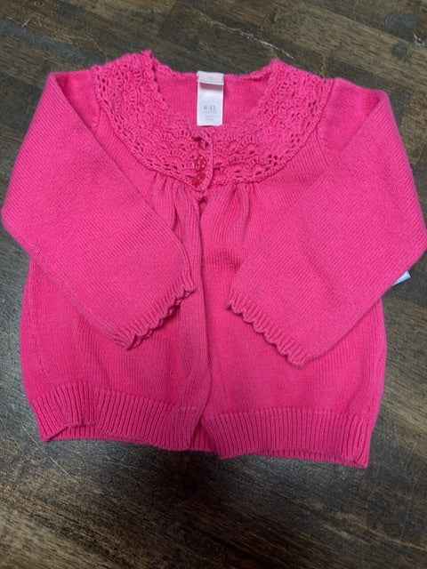pink Old Navy Cardigan, 6M G