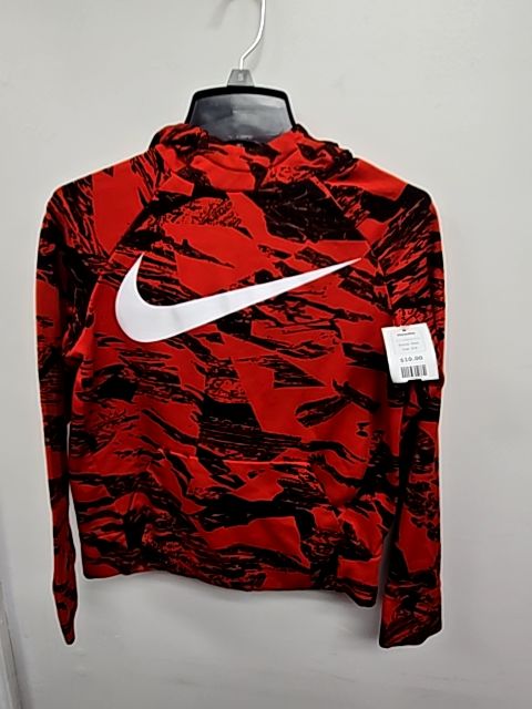 Red/Black/White Nike Hoodie, 8 B