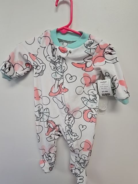 Pink/Blue/White Minnie Disney Sleeper, NB G