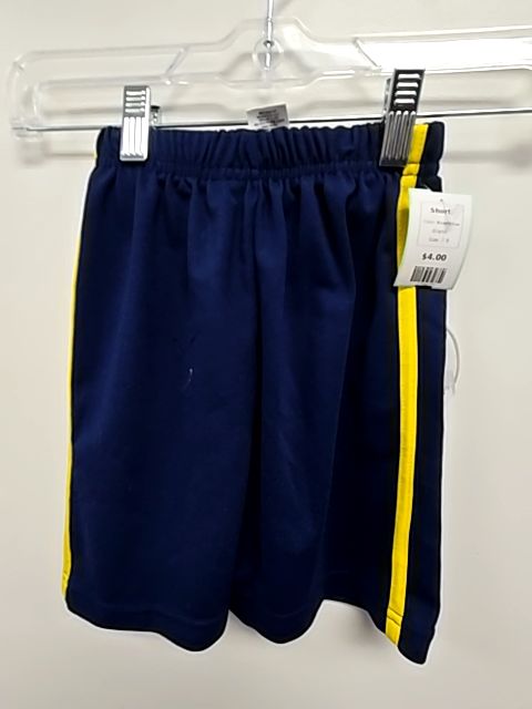 Blue/Yellow Shorts, 7 B