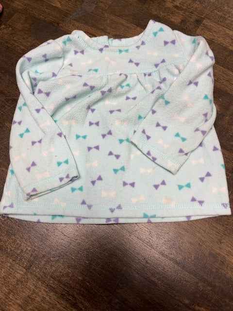 blue Koala Kids Longsleeve Bow Shirt, 18M G