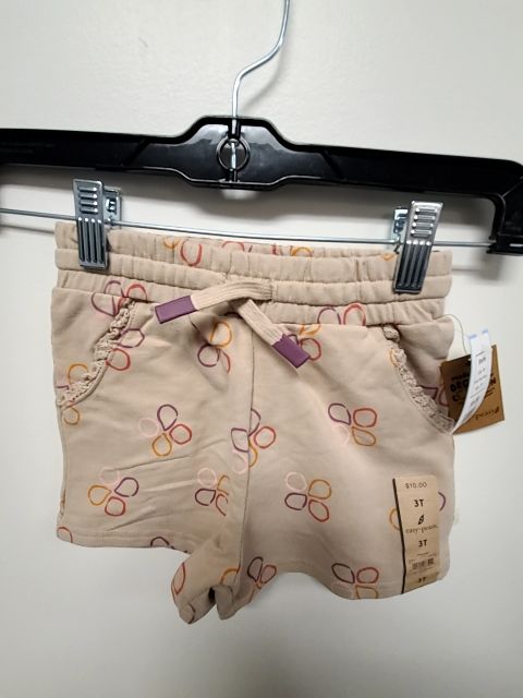 Tan Easy Peasy Shorts, 3T G