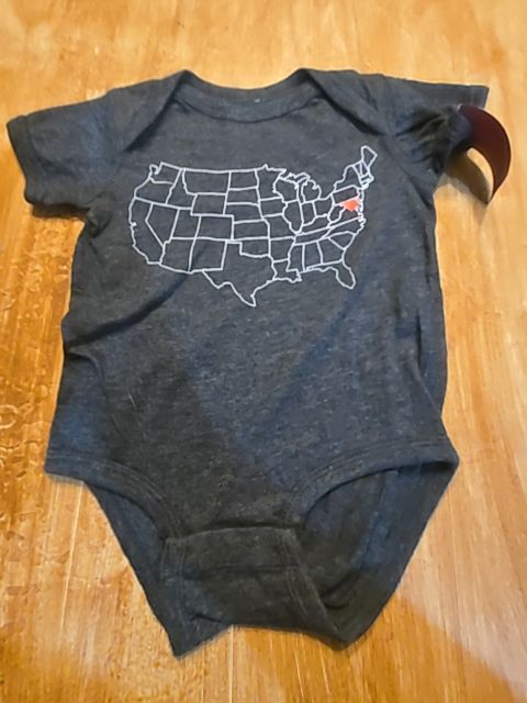 Grey Counter Couture Onesie, 6M B