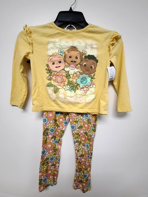 Yellow Flower Cocomelon Outfit, 5T G