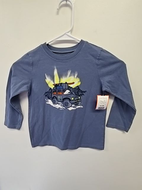Blue Garanimals Long Sleeve Polar Bear Shirt, 4T B