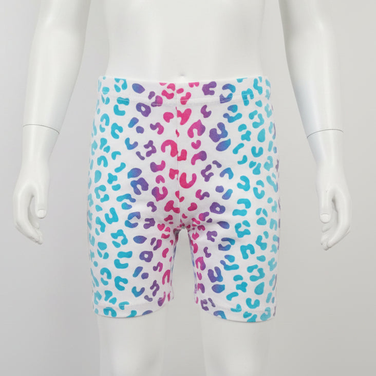 White/Colorful Cheetah Garanimals Shorts, 5T G
