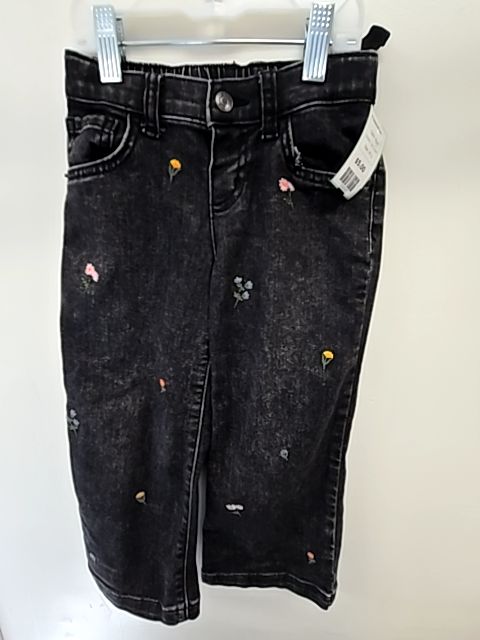 Blue Cat & Jack Flowered Jeans, 4T G