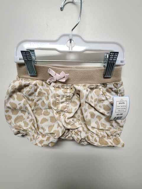 Tan/White Cherokee Shorts, 2T G