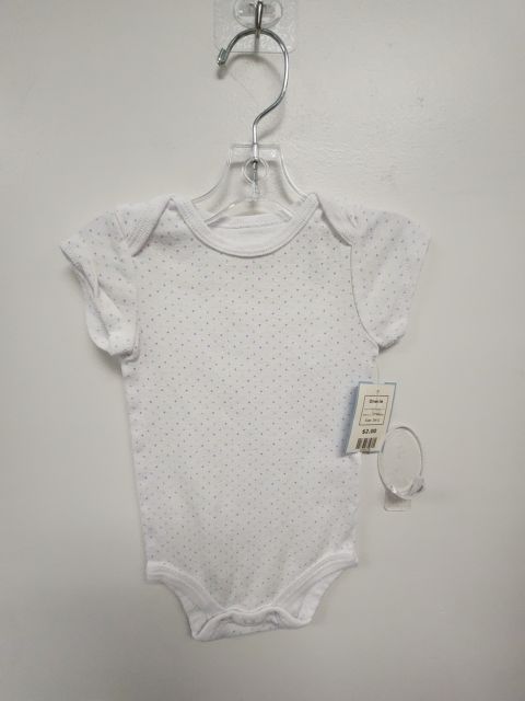 White/Colorful Polka Dot Little Wonders Onesie, 3M G