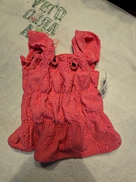 Pink Princess Rose Tank Top, 3T G