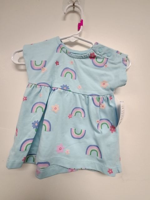 Blue Rainbow Garanimals Dress, NB G