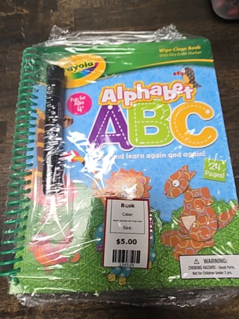 Alphabet ABC Wipe Clean Book