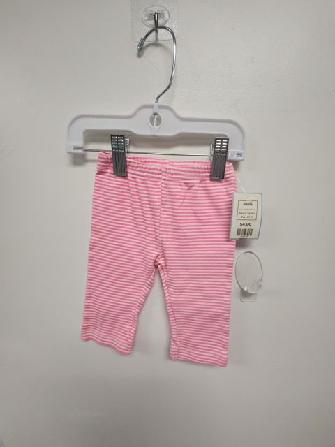 Pink/White Striped Carters Pants, 3M G