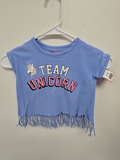 Blue Team Unicorn Design History Shirt, 4T G