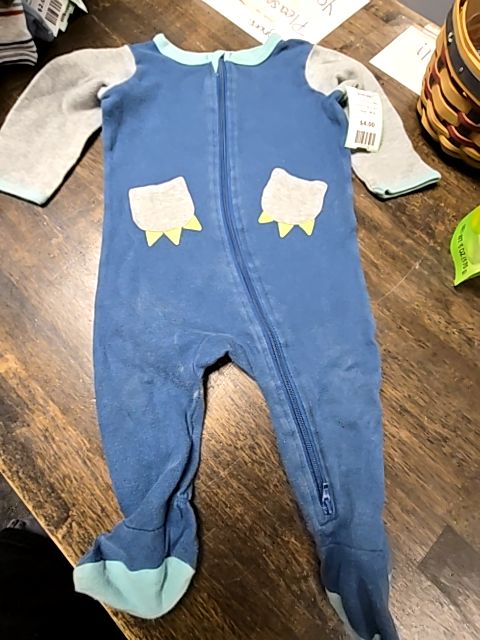 Blue/Grey Dino Cat & Jack Sleeper, 3M B