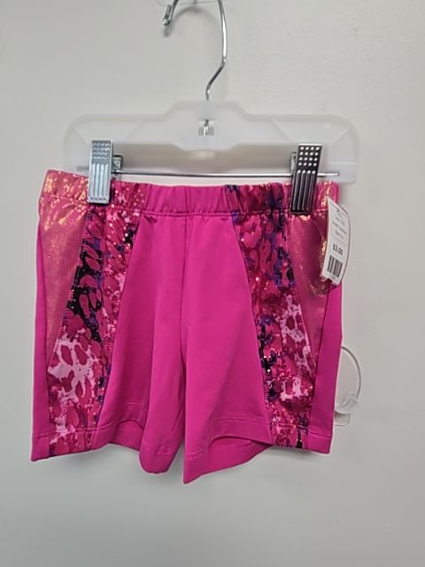 Pink Danskin Gymnastics Shorts, 6 G