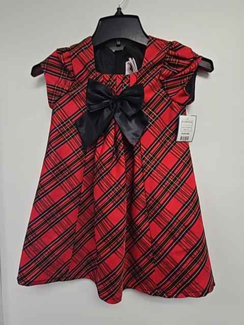 Red/Black Plaid Goodlad Holiday Dress, 6 G
