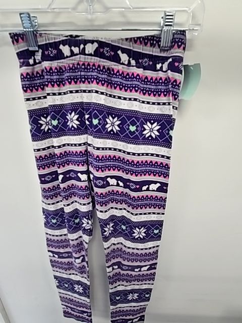 Purple Lands End Leggings, 10-12 G