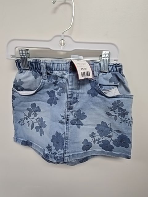 Blue Jean/Flowers OshKosh Skirt, 5T G