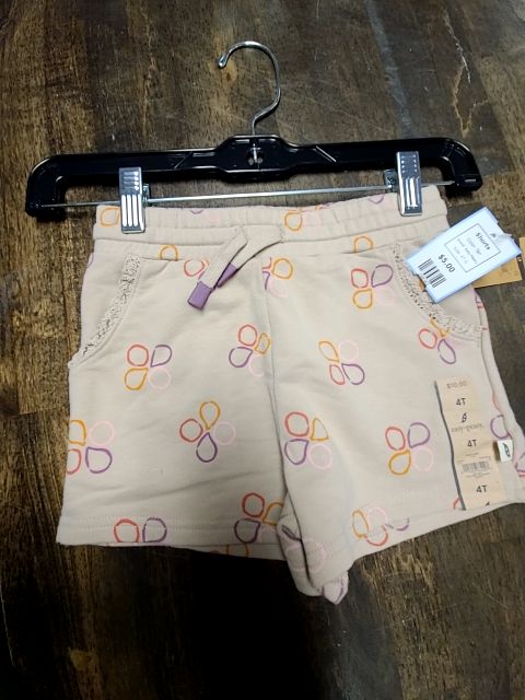 Tan Easy Peasy Shorts, 4T G