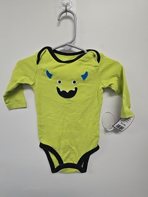 Green Monster Carters Longsleeve Onesie, 6M B