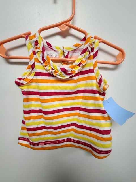 Colorful Striped Wonder Kids Tank Top, 12M G