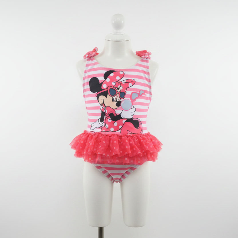 Pink/White Minnie Disney Swim Suit, 2T G