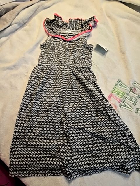 Black/White/Pink Carters Dress, 3T G