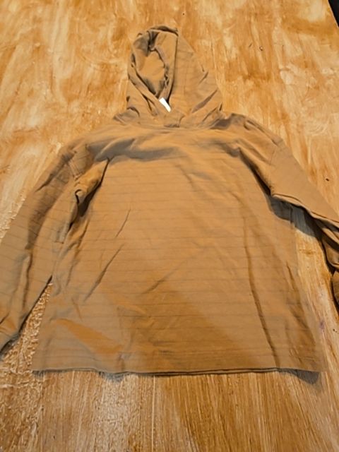 Brown Carters Hooded Longsleeve Shirt, 3T B