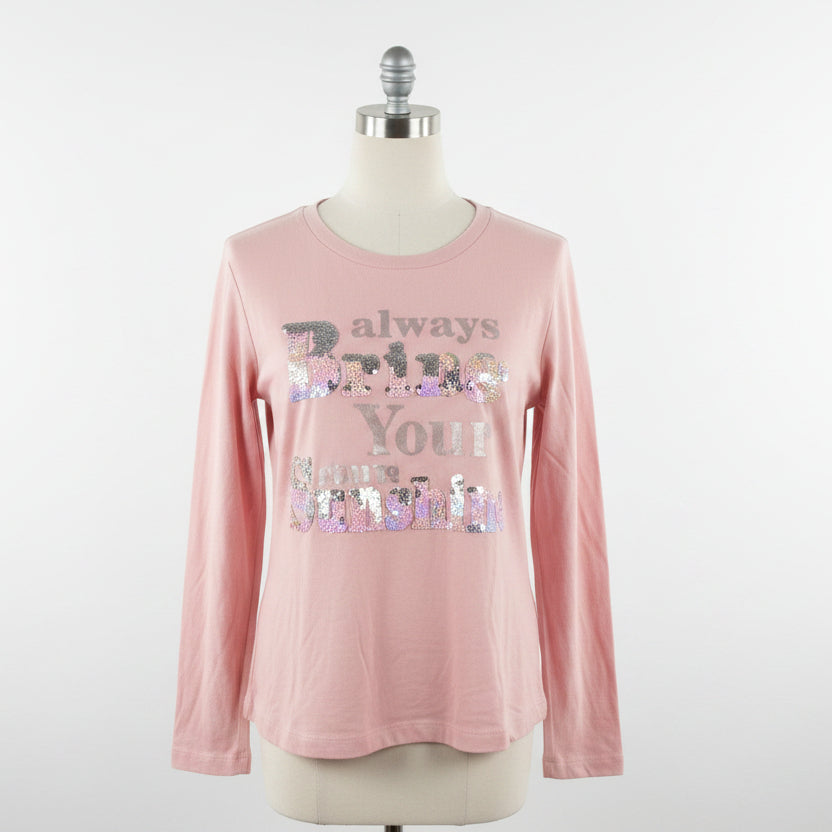 Pink Wonder nation Bring own sunshine longsleev, 7 G
