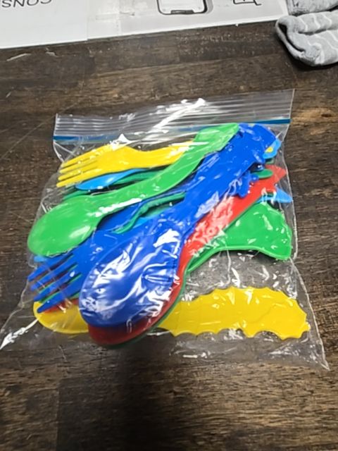 Colorful Bag Of Silverware