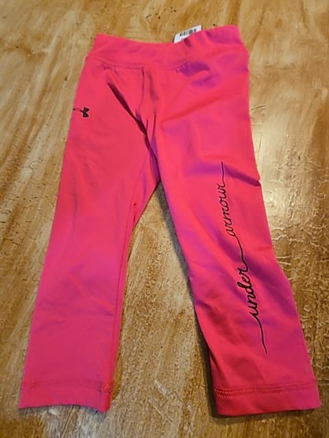 Pink/Black Under Armour Leggings, 2T G