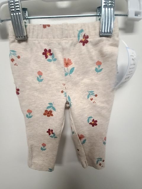 Tan Flower Garanimals Pants, NB G