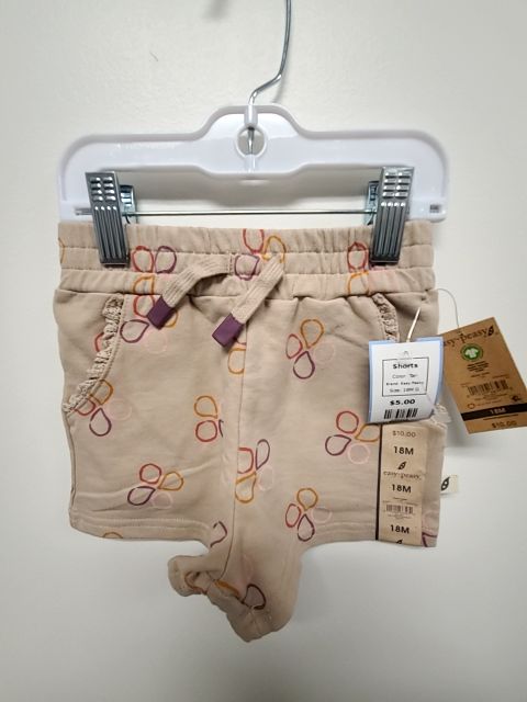 Tan Easy Peasy Shorts, 18M G