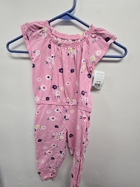 Pink Flower Wonder Nation Pant One Piece, 3T G