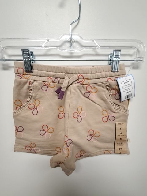 Tan Easy Peasy Shorts, 4T G