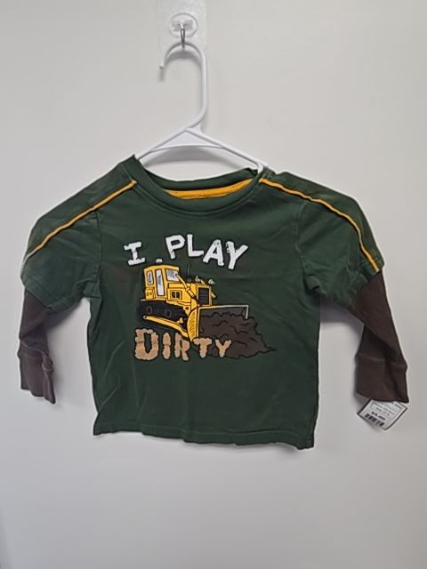 Brown/Green/Yellow Old Navy Longsleeve Shirt, 4T B