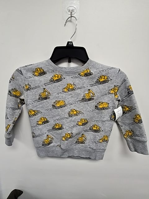 Grey/Yellow Construction Jumping Bean Longsleeve Shirt, 4T B