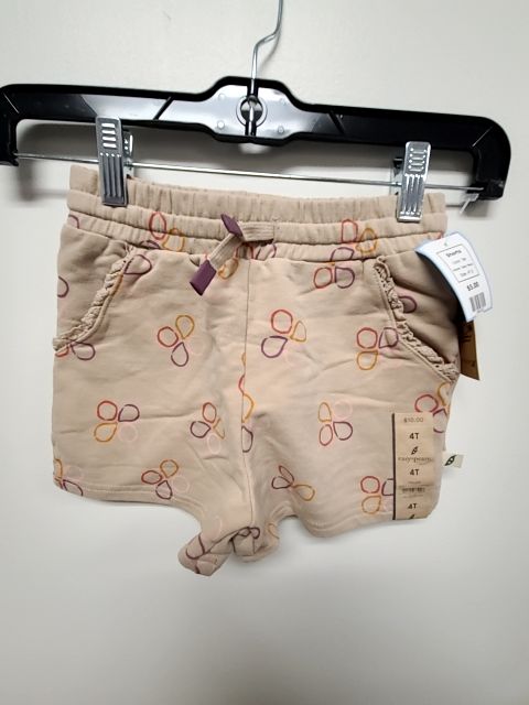 Tan Easy Peasy Shorts, 4T G