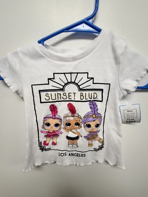 White LOL Shirt, 4T G