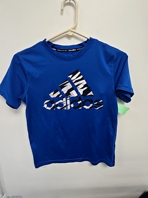 Blue/Black/White Adidas Shirt, 10 B