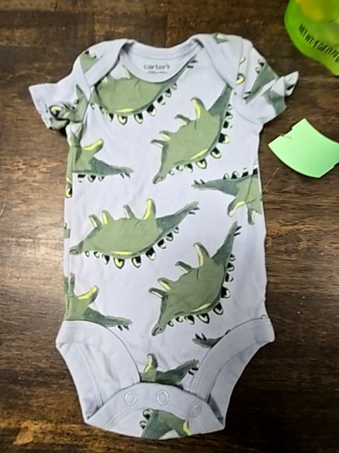 Blue/Green Dino Carters Onesie, NB B