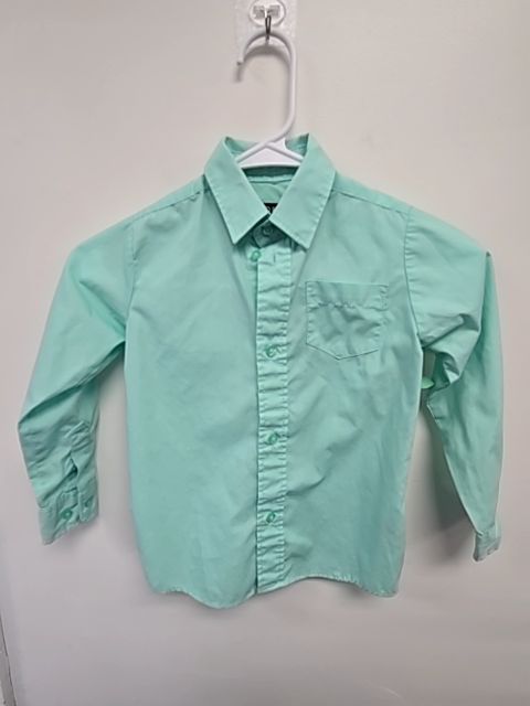 Blue George Longsleeve Button Up, 4T B