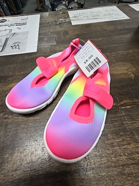 Colorful Childrens Place Water Shoes, 9C G
