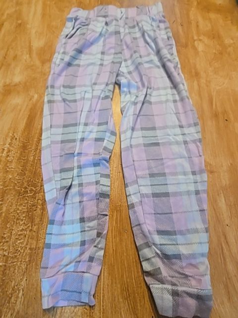 Purple/Blue Plaid Wonder Nation Pjs, 6 G