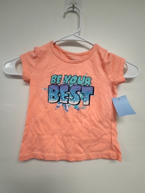 orange Sketchers Be Your Best Tshirt, 2T G