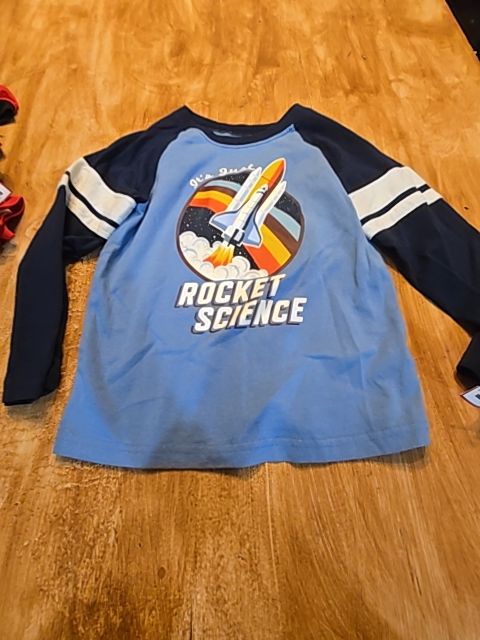 Navy/Blue Rocket Garanimals Longsleeve Shirt, 5T B