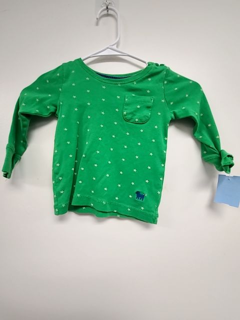 Green Star Mini Boden Longsleeve Shirt, 18M G