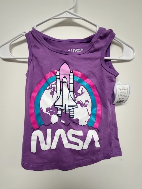 Purple Nasa Tank Top, 4T G