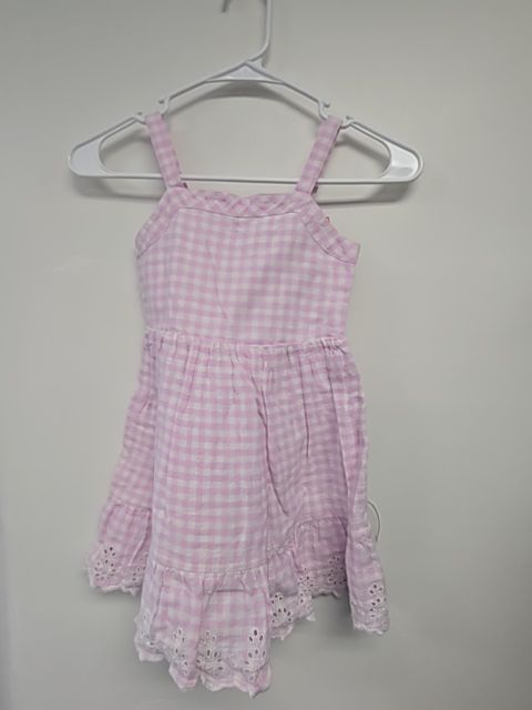 Purple/White Plaid Cat & Jack Dress, 5T G